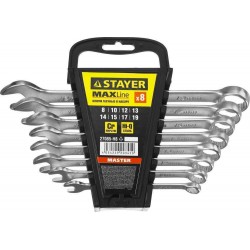 Ключи комбинированные 8 шт Stayer 8-19 мм