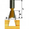 Фреза пазовая конструкционная 7 гр 19мм хв. 8 мм