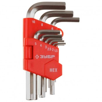 Ключи имбусовые длинные 1,5-10 мм
